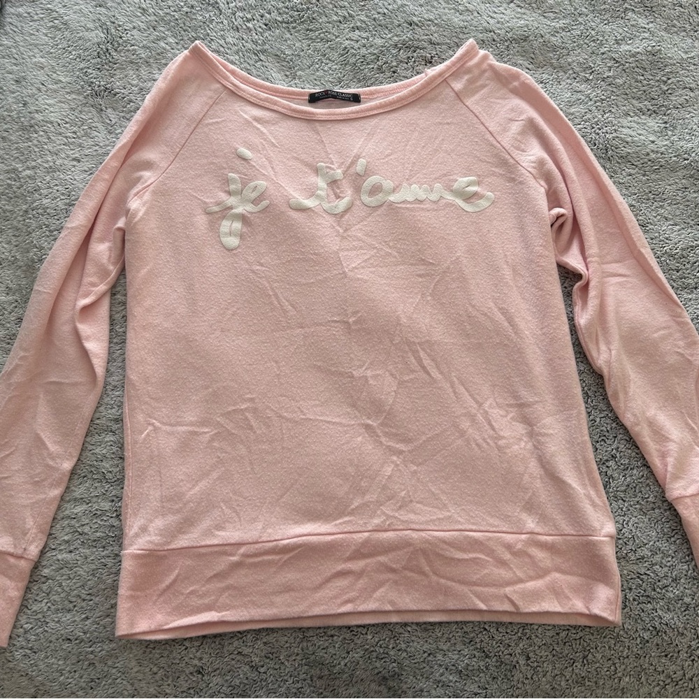 JE T’AIME (French-I love you) sweatshirt